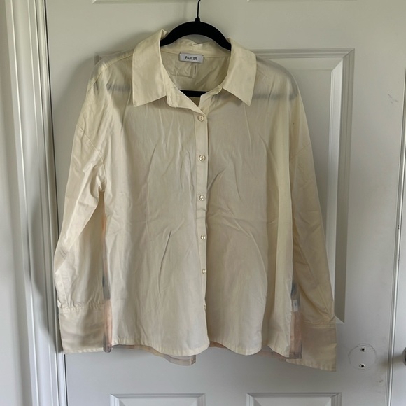 Parker The Reed Shirt Organza Back Size M/L - Picture 1 of 9